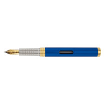 Diplomat NeXus Fountain Pen - Blue Gold Trim